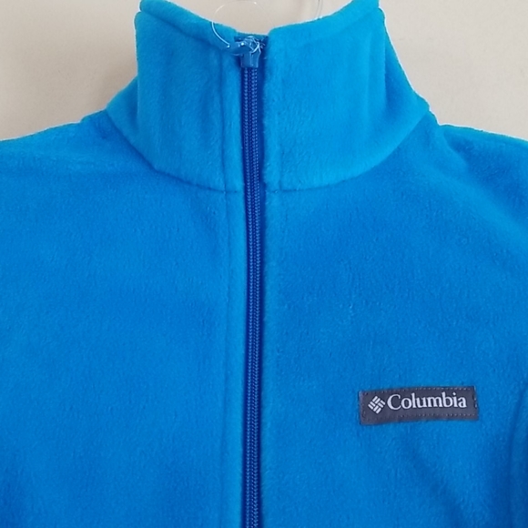 💙HP💙 Columbia Benton Springs Fathom Blue Fleece Vest S - Picture 3 of 10